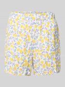 Pieces Regular Fit Shorts aus reiner Viskose Modell 'BARRI' in Hellgel...