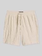 Marc O'Polo Regular Fit Sweatshorts aus reiner Baumwolle in Ecru, Größ...