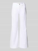 Marc O'Polo Bootcut Jeans aus Baumwoll-Mix Modell 'CAYA' in Weiss, Grö...