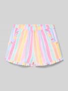 Blue Seven Sweatshorts mit Rüschen in Apricot, Größe 92