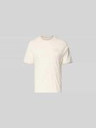MAISON KITSUNÉ Slim Fit T-Shirt aus Baumwolle in Beige, Größe L