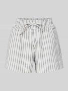 Pieces Wide Leg Jeansshorts aus Baumwoll-Mix Modell 'BILLO' in Hellbla...