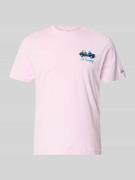 MC2 Saint Barth T-Shirt mit Stitchings Modell 'PORTOFINO' in Hellrosa,...