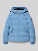 CARS JEANS Steppjacke mit Kapuze Modell 'MONYA' in Rauchblau, Größe 14...