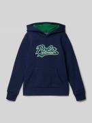 Polo Ralph Lauren Teens Hoodie mit Label-Stitching in Marine, Größe M
