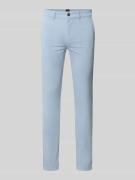 BOSS Orange Slim Fit Chino aus Baumwoll-Mix in Hellblau, Größe 30/32