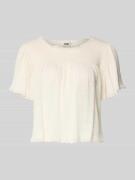 Drykorn Strickshirt aus Leinen-Mix mit Spitze Modell 'TAYLIE' in Ecru,...