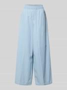 Drykorn Wide Fit Stoffhose in Denim-Optik Modell 'Ceiling' in Hellblau...