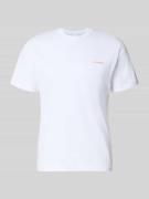 Sundek T-Shirt mit rückseitigem Motiv-Print in Weiss, Größe L