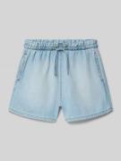 s.Oliver RED LABEL Wide Leg Jeansshorts aus reiner Baumwolle in Blau, ...