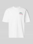 MC2 Saint Barth T-Shirt mit Statement-Print und Rundhalsausschnitt in ...