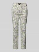 s.Oliver RED LABEL Hose im Allover-Look in Sand, Größe 34
