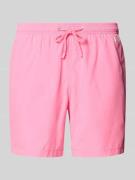 MC2 Saint Barth Badehose mit Logo-Print Modell 'Lighting Pantone' in P...
