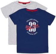 Luca &  Lola Riccione T-Shirt 2er-Pack, Navy/Grey 134-140