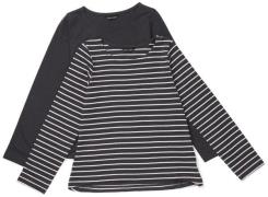 Luca &  Lola Maddelena Langärmliges Top 2er-Pack, Black/Stripes 110-11...