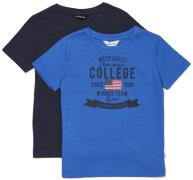 Luca &  Lola Tore T-Shirt 2er-Pack, Blue/Navy 146-151