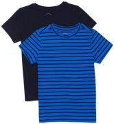 Luca &  Lola Adolfo T-Shirt 2er-Pack, Blue Stripes 110-116