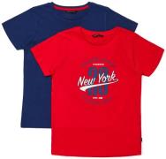 Luca &  Lola Riccione T-Shirt 2er-Pack, Red/Navy 146-152