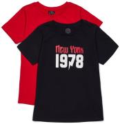 Luca &  Lola Olivia T-Shirt 2er-Pack, Black 146-152