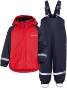 Didriksons Rainman Fleece-gefüttertes Regenset, Flag Red, 100