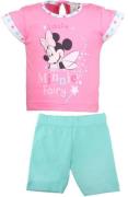 Disney Minnie Maus T-Shirt und Hose, Rosa/Türkis, Größe 62
