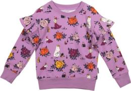 Mumin Rosen Sweatshirt, Purple, 122