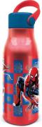 Spider-Man Flexi-Griff Wasserflasche 760 ml Aluminium, Red