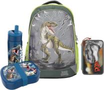 Dino World Kinder Rucksack inkl. Zubehör