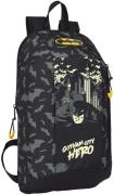 Batman Mini Kinder Rucksack Hero 8,5L, Schwarz