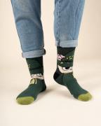 Mumin Snufkin Socken, Grün, 31-34