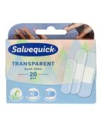 Salvequick Transparent Aloe Vera Band Aid   20 stk.