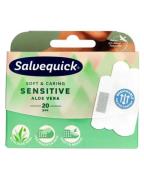 Salvequick Sensitive Aloe Vera Band Aid   20 stk.