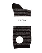 Decoy Sock Black with Silver shimmer 37-41