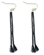 Everneed Nille Tassel Ohrringe - Schwarz