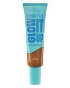 Rimmel London Kind & Free Glow It Up Moisturising Skin Tint 504 Deep M...
