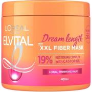 L'Oréal Paris Dream Length Elvital XXL Fiber Mask 400 ml