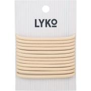 By Lyko Hair Ties 12 Pack Beige