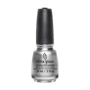 China Glaze Nail Lacquer with Hardeners 627 Platinum Silver