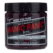 Manic Panic Semi-Permanent Hair Color Cream Deep Purple Dream