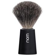 NOM CARL Shaving Brush Pure Badger Black Black