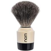 NOM MARTEN Shaving Brush Pure Badger Black Creme Creme