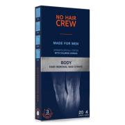 No Hair Crew Body Hair Removal Wax Strips