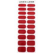 Love'n Layer Dark Days Metallic Holiday Red