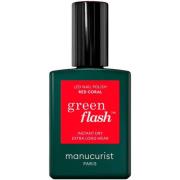 Manucurist Green Flash LED Gel Nail Color Red 