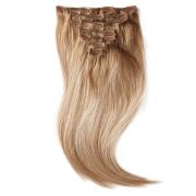 Rapunzel of Sweden Clip-on set 7 pieces 40 cm Champagne Blonde Ba