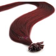 Poze Hairextensions Keratin Premium Extensions 60 cm 5RV Red Pass