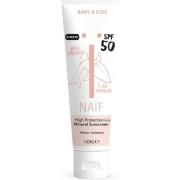 NAÏF Baby & Kids Sun Baby & Kids Mineral Sunscreen Cream SPF50 No