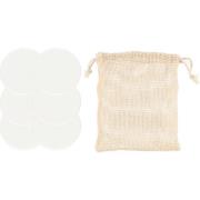 Mineas Bamboo Face Pads White 6 pcs