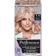 L'Oréal Paris Préférence Permanent Haircolor Cool Blondes 9,12 Si