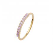 Pico Fineley Crystal Lavender Ring 24 kt. Silber vergoldet N04002-Lave...